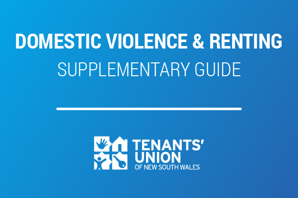 Domestic Violence and Renting – Supplementary Guide
