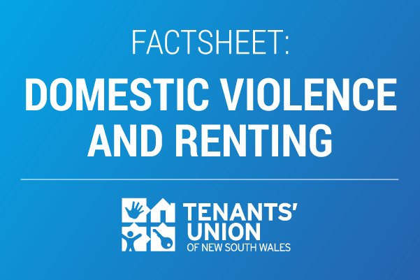 Text: Factsheet: Domestic violence and renting