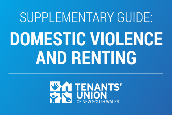 Text: Supplementary guide: Domestic violence and renting