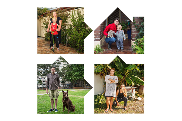 Annual Repot cover with photos of tenants