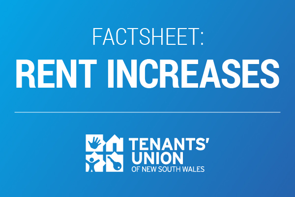 Factsheet: Rent increases