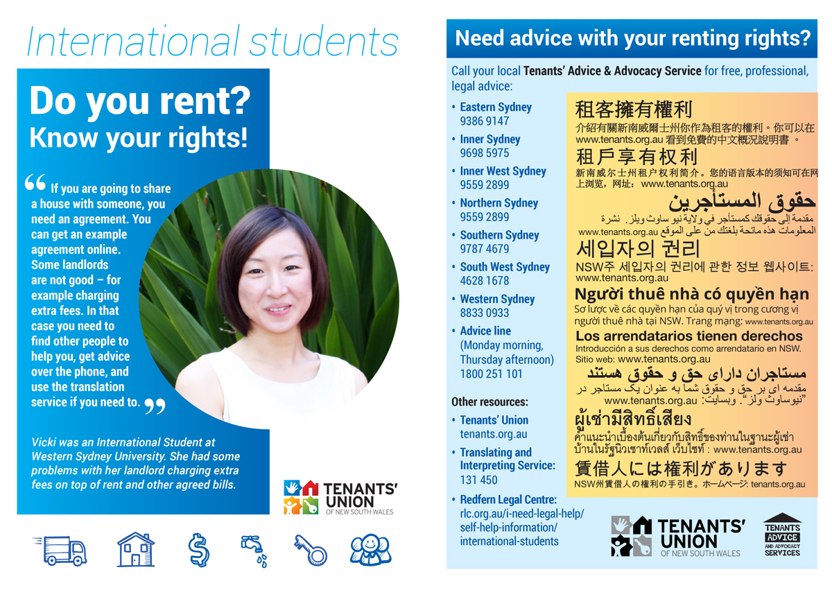 International Students flyer