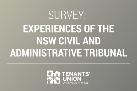 Survey: Experiences of the NSW Civil and Administrative Tribunal